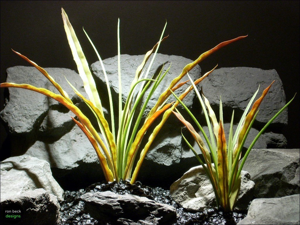 plastic aquarium plants wild grass pap080 ron beck designs