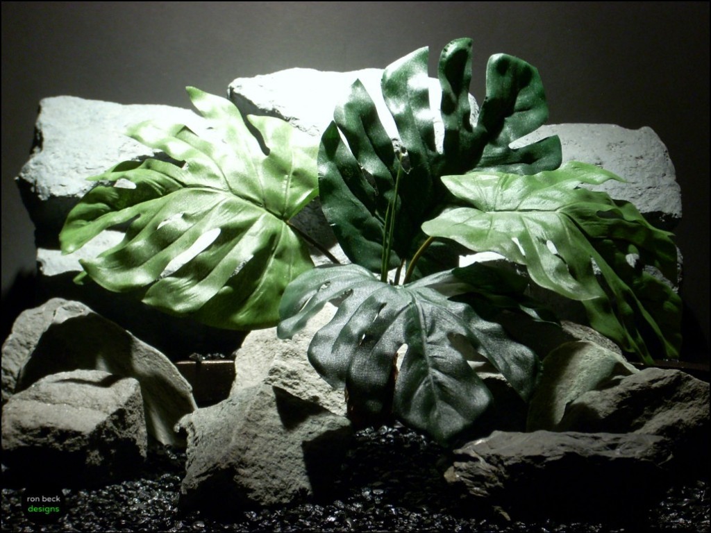 Faux Reptile Plant Terrarium Plant. Christmas Cactus Ron Beck Designs.