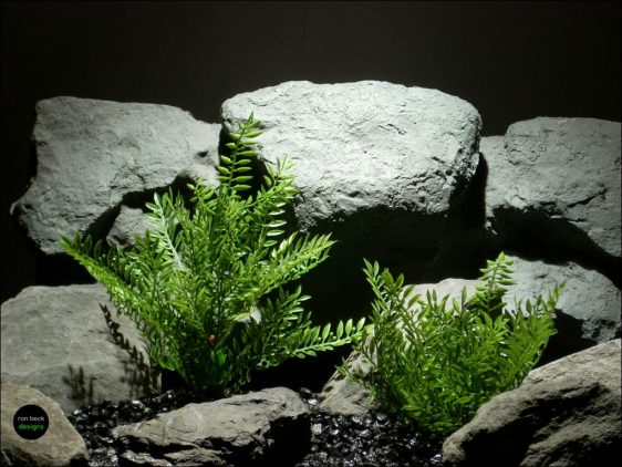 plastic aquarium decor plant leafy leaves by ron beck designs