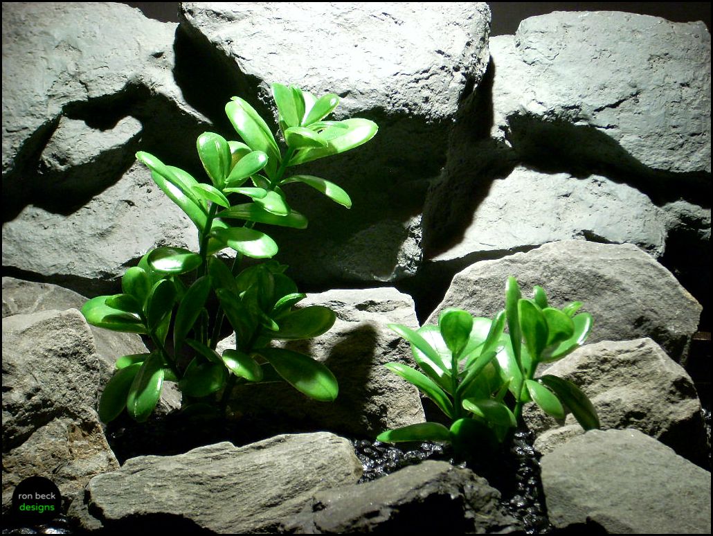 plastic reptile plant jade plant bush's pap114 by ron beck designs