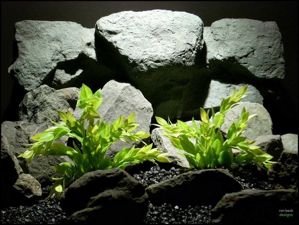 plastic aquarium plants: flaming grass pap115 by ron beck designs