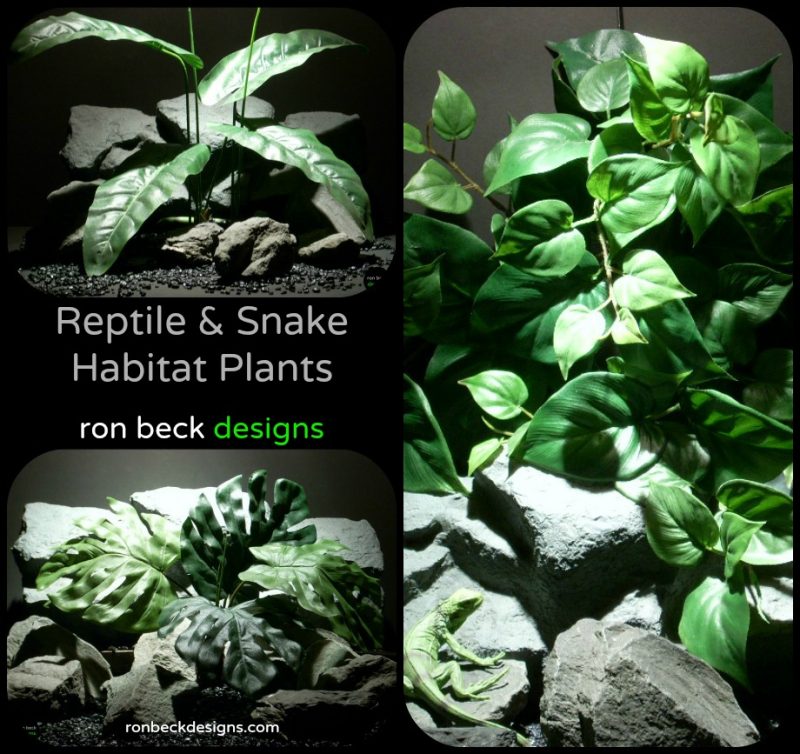 Artificial Reptile Plants And Succulents From Ron Beck Designs.