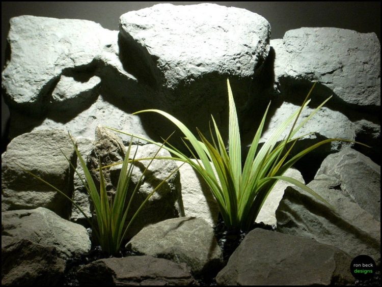 plastic aquarium or reptile plant wild river grass pap144 from ron beck designs