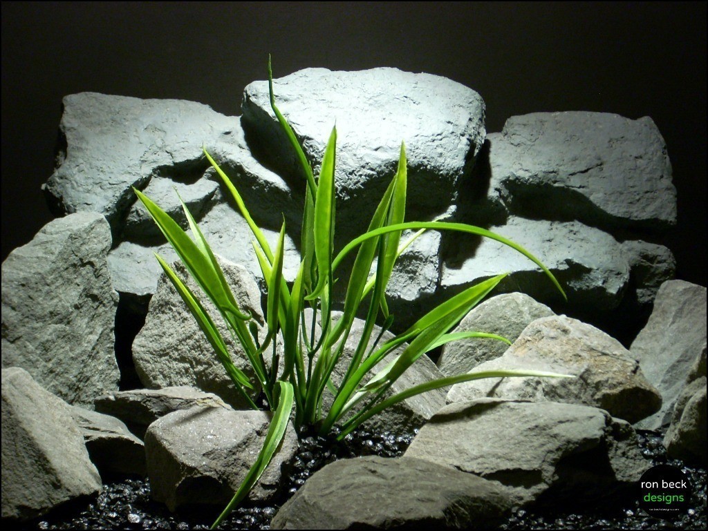 plastic aquarium plant arrowhead grass pap148 from ron beck designs
