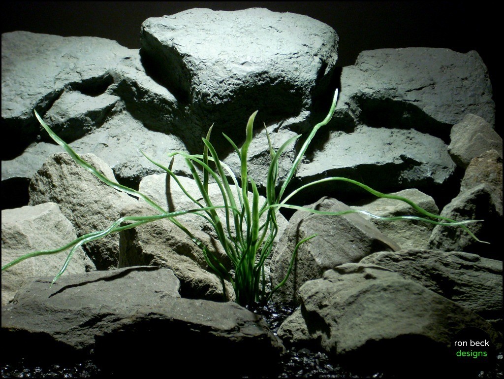 plastic aquarium plant seagrass pap154 from ron beck designs