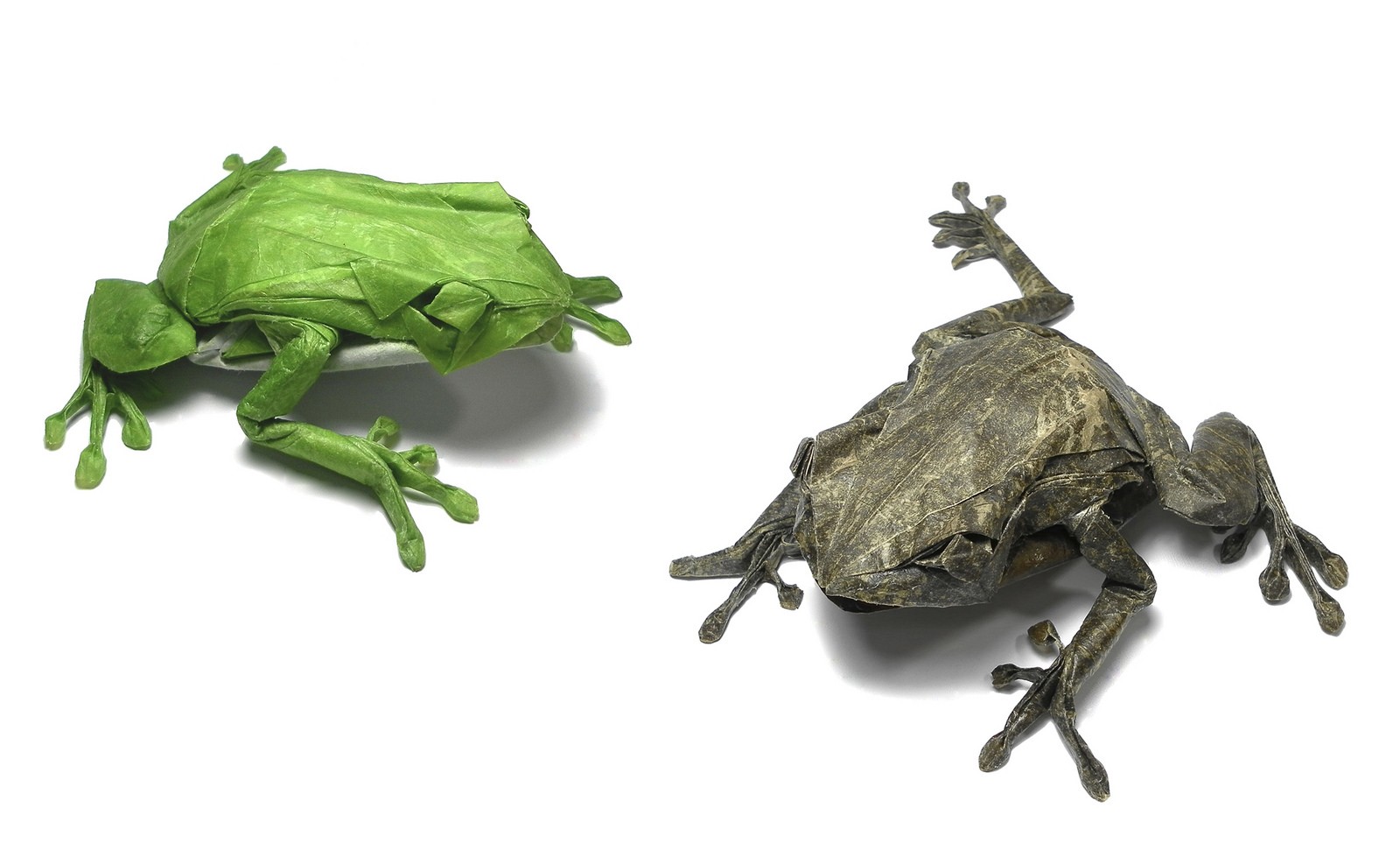 Paper Frogs. Origami Tree Frogs Satoshi Kamiya.