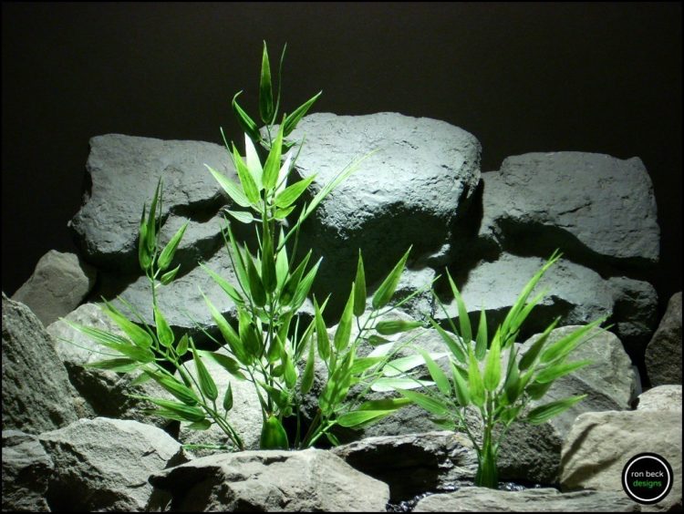 plastic aquarium plants bamboo parp164 from ron beck designs