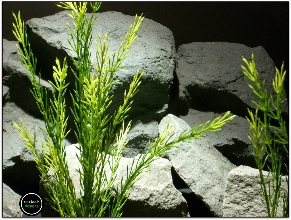 plastic aquarium plants wheat-grass 2. pap174 from ron beck designs