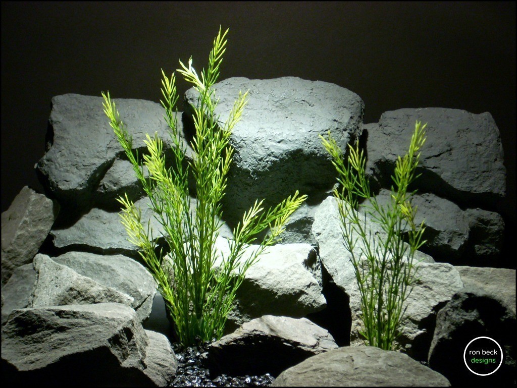 plastic aquarium plants wheat-grass. pap174 from ron beck designs