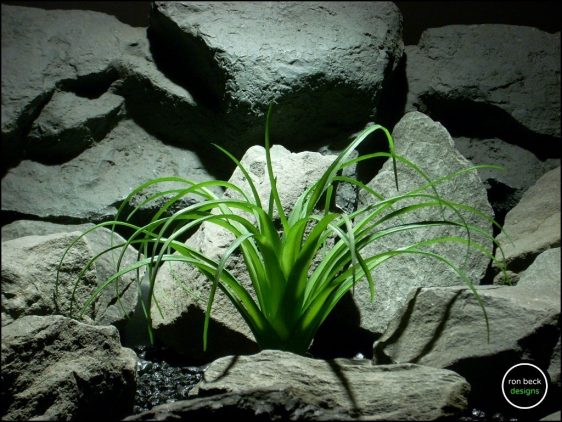 plastic pony tail palm reptile plant from ron beck designs prp180