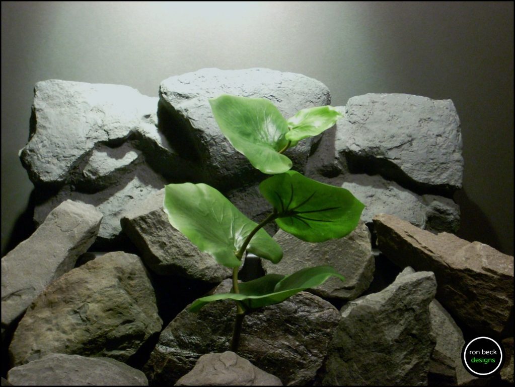 silk reptile plant jade eucalyptus from ron beck designs. srp189