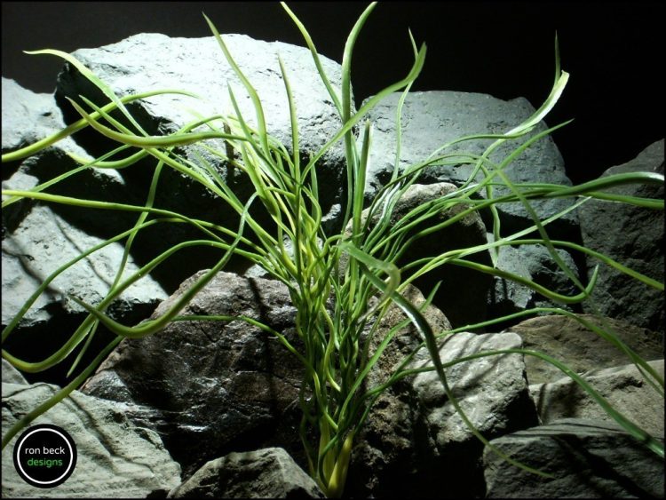 artificial aquarium plant pearl grass from ron beck designs. pap195 2 greens
