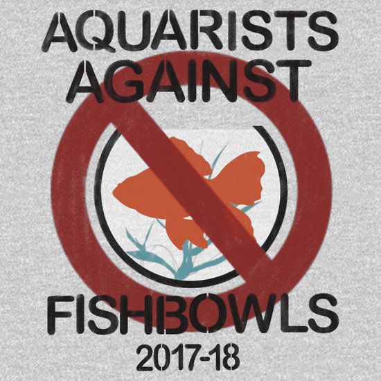Aquarists Against Fishbowls | WindmillCo design