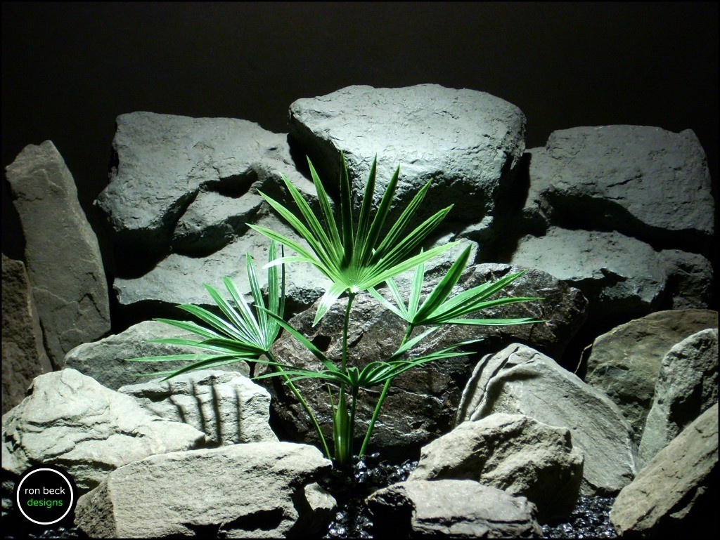 faux aquarium plant reptile terrarium plant papyrus bush pap204