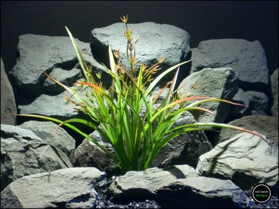 faux reptile plant oat grass from ron beck designs. prp203