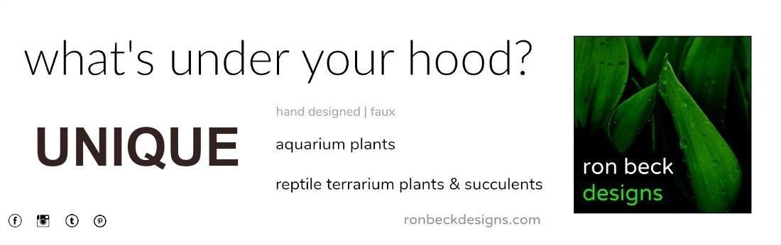 artificial reptile plants: artificial succulent plant from ron beck designs.