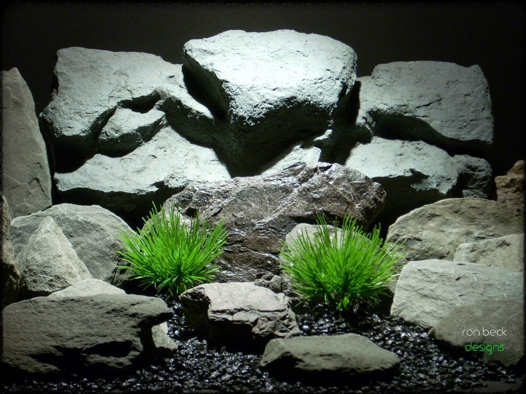 plastic aquarium plants: pine needle grass from ron beck designs pap215