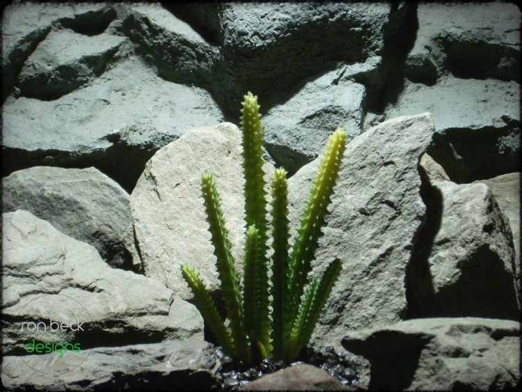 artificial reptile plant san pedro cactus from ron beck designs. prs218