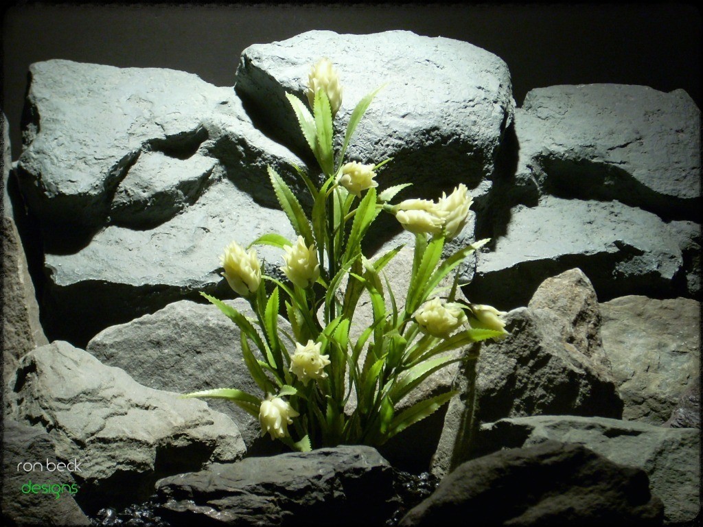 Protea Plant - Ron Beck Designs - Artificial Reptile Habitat Plants - Reptile Tank Decor - pap220c