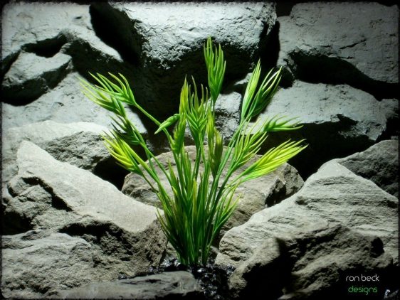 pinnate leaf bush artificial aquarium plant from ron beck designs 2