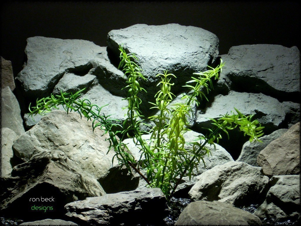 artificial reptile plant | artificial rosemary bush - ron beck designs. prp226