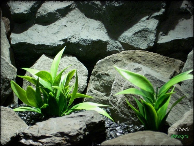 artificial aquarium plants: spear leaves from ron beck designs