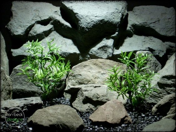 dwarf hygrophila bush artificial aquarium plant pap235