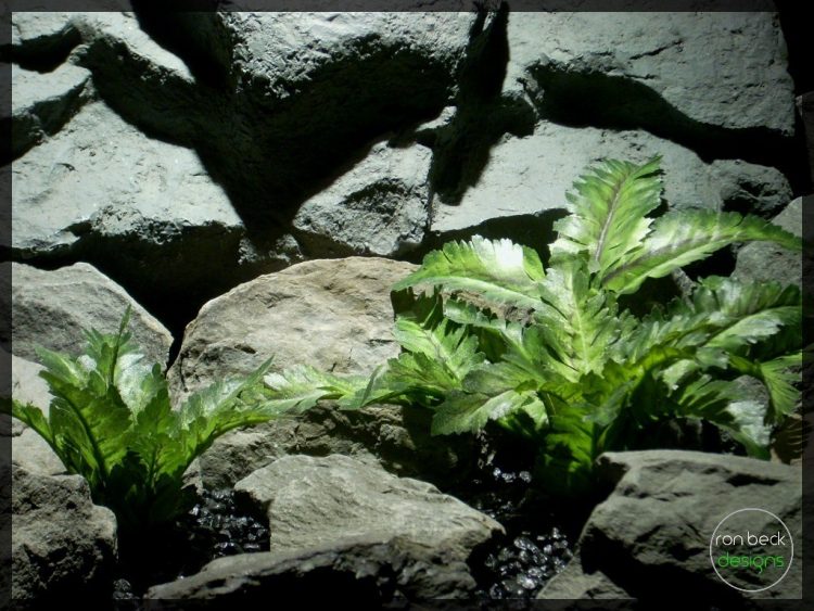 bracken ferns | silk reptile plants srp248 2 | ron beck designs