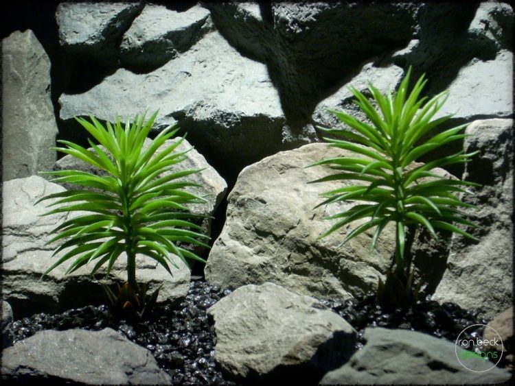 pine needle bushes artificial reptile amphibian plants prp250 2