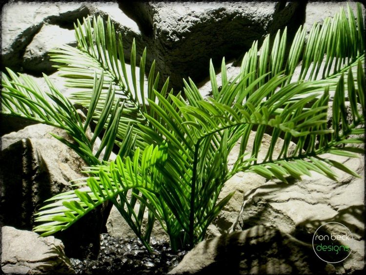 cycas palm artificial reptile amphibian plant prp252 3