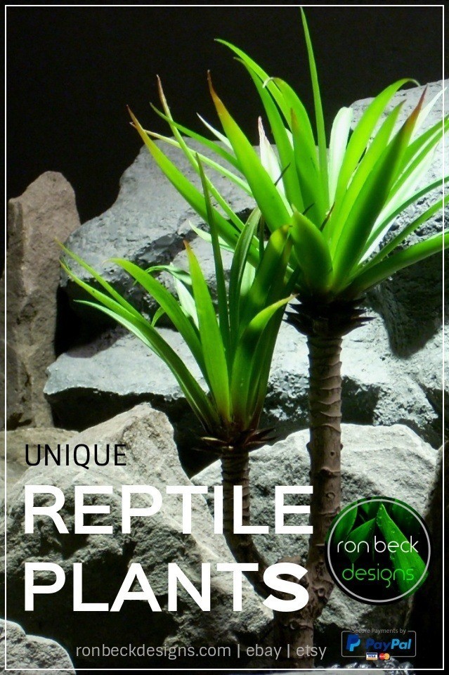 artificial reptile plants | ronbeckdesignscom | ron beck designs