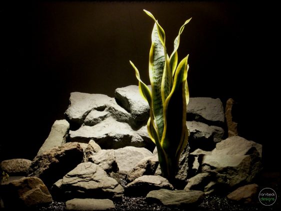 Artificial Snake Plant Sansevieria - reptile plant - ron beck designs prp285