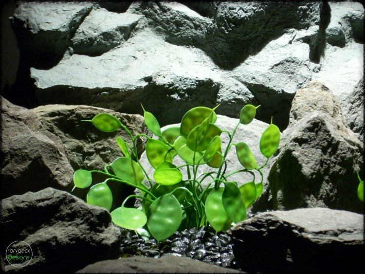 Chinese Money Plant - Artificial Aquarium Plants pap283 2