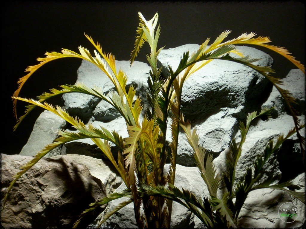 Feather Leaf Fern - Artificial Reptile Terrarium Plant - prp288 2