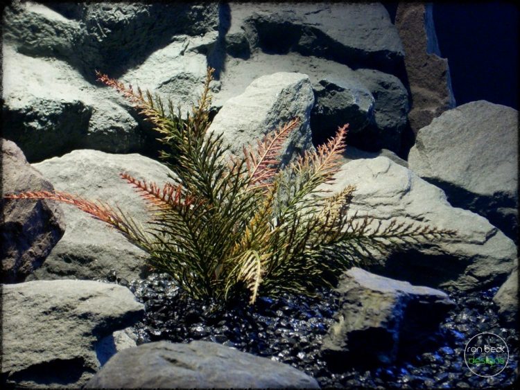 Spiked Fern - Artificial Aquarium Plant - parp289 2