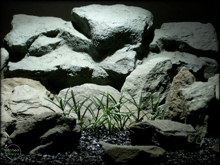 Sword Leaf Plot - Artificial Aquarium Plants parp287