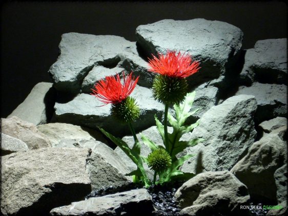 Artificial Cactus Flower - Artificial Reptile Amphibian Plant Cactus prp295