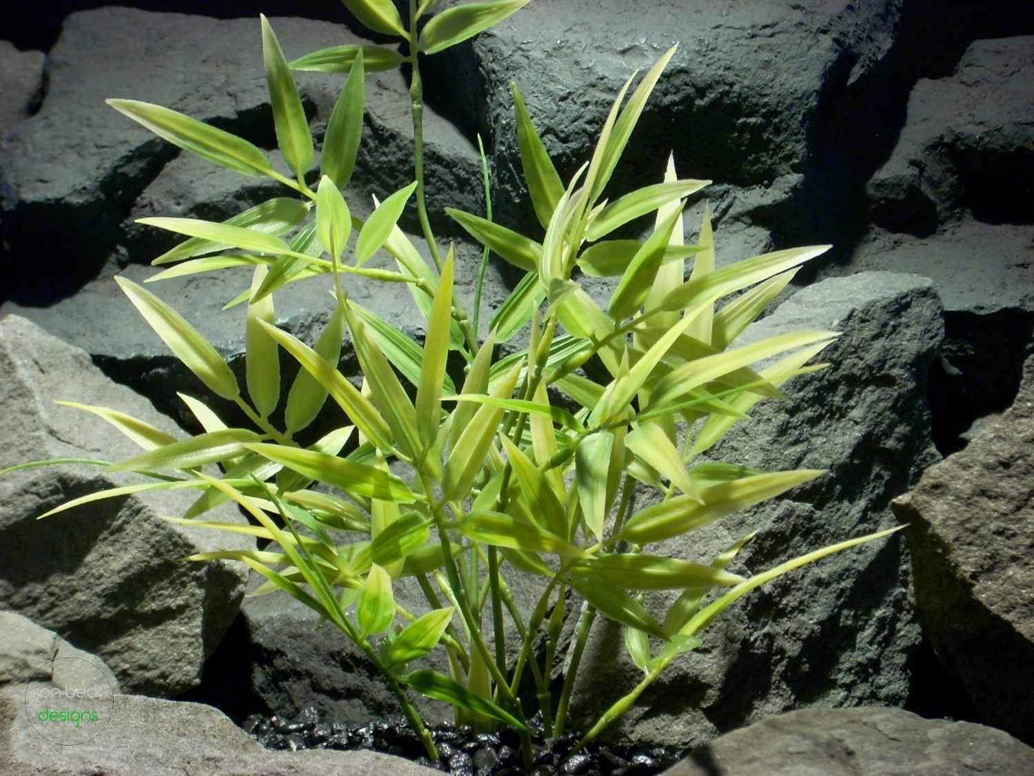 Scabrida Bamboo - Artificial Aquarium Plant - parp303 3