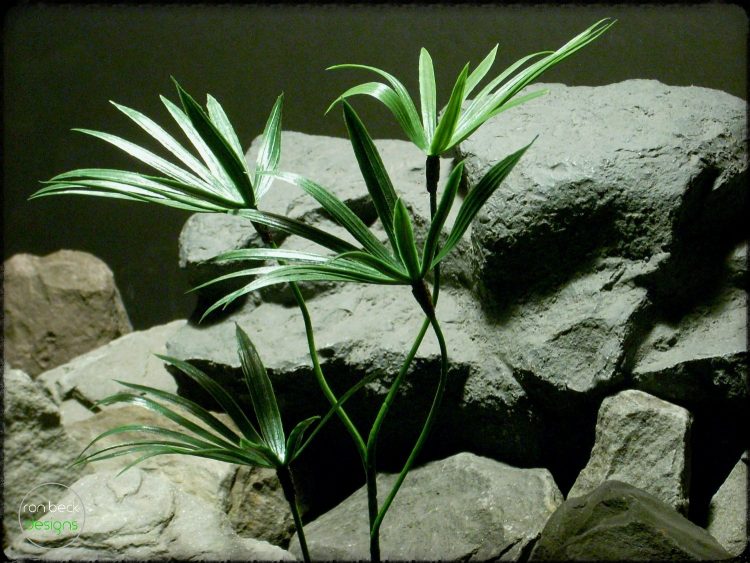 Artificial Papyrus Plant - Artificial Reptile Plant - Ron Beck Designs - prp310 2
