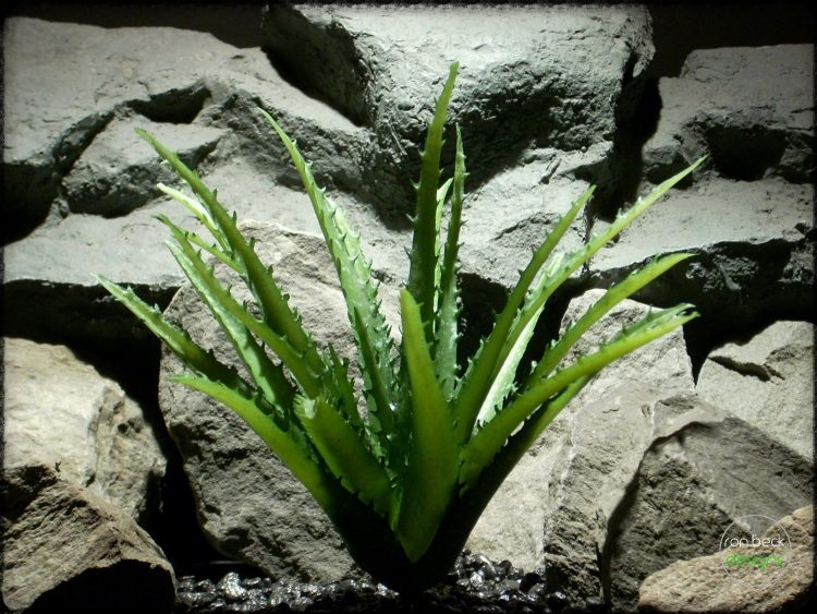 Artificial Aloe Vera Succulent - Artificial Reptile Plant - prp316 2