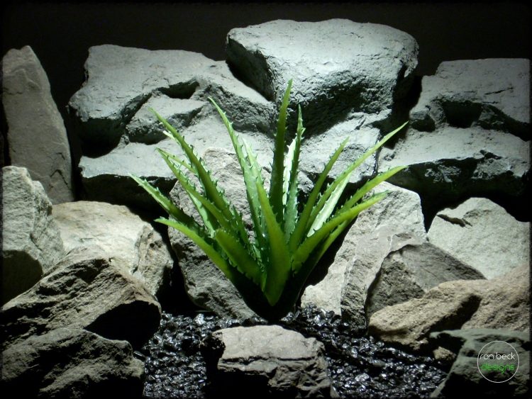 Artificial Aloe Vera Succulent - Artificial Reptile Plant - prp316