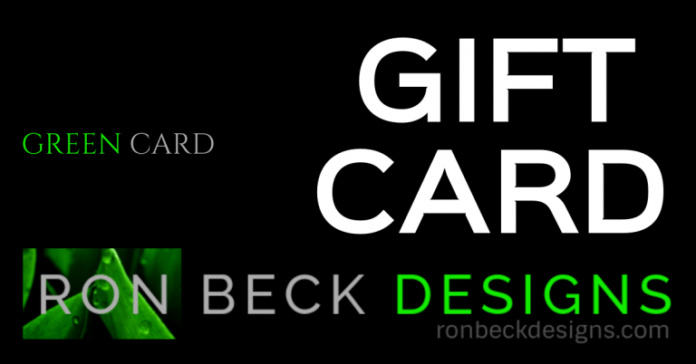 gift card green card - product image - ron beck designs