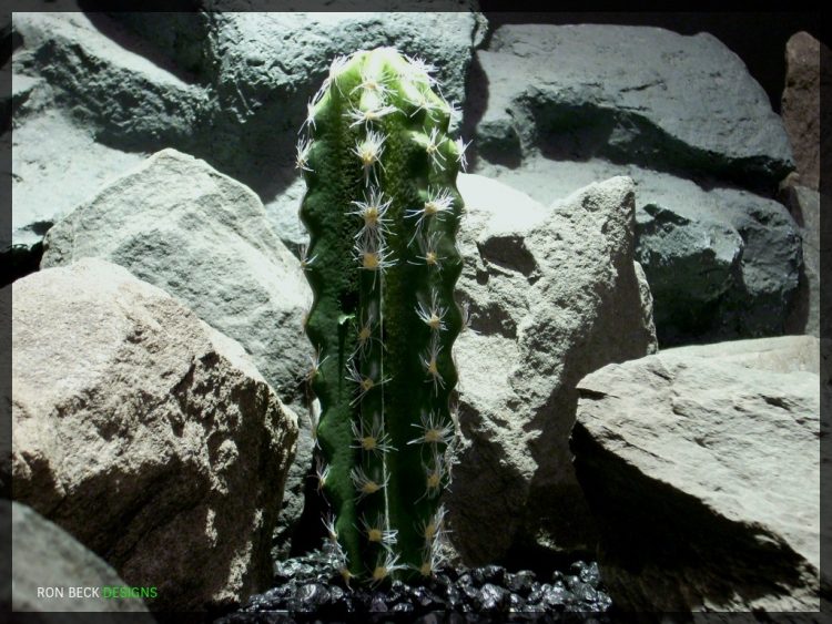 Artificial San Pedro Cactus - Artificial Reptile Habitat Decor - prp332 2