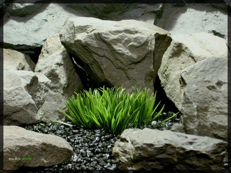 Artificial Atlantis Grass - Artificial Aquarium Plant - Reptile Habitat Plant - parp344