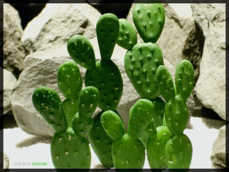 Artificial Artificial Beautertia Cactus - Artificial Reptile Desert Cactus Plant - prp347 3