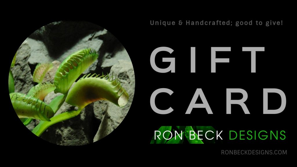Gift Card - Gift Certificate - Venus Flytrap - Ron Beck Designs - 1600 900 2020