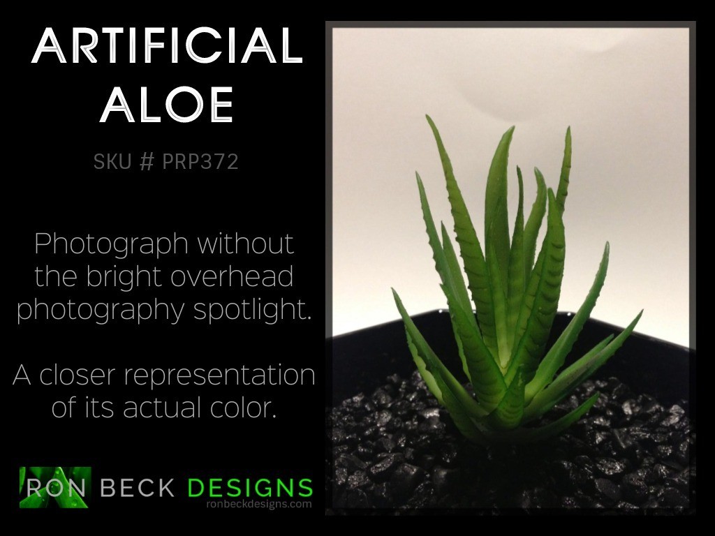 Artificial Aloe Plant - Artificial Reptile Desert Decor Plant Succulent - prp372 lighting