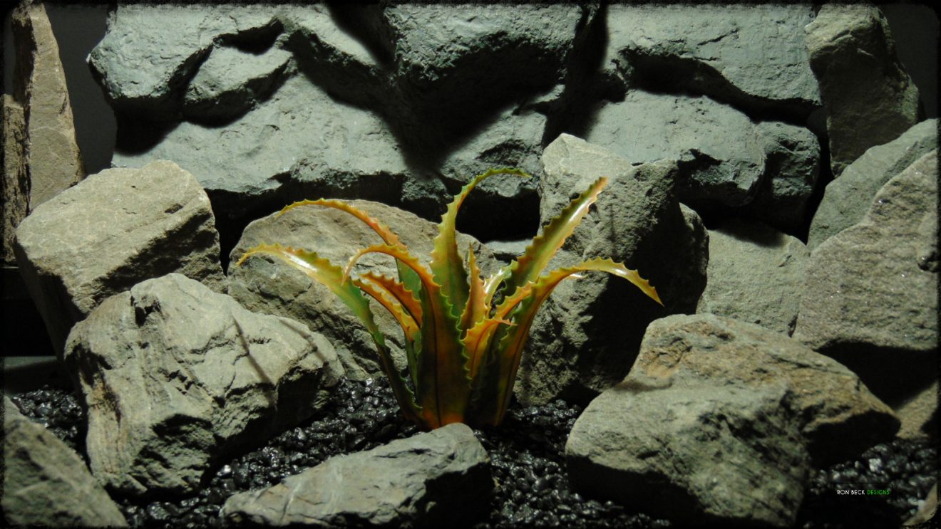 Artificial Aloe Vaombe (Malagasy Tree Aloe) Artificial Reptile Desert