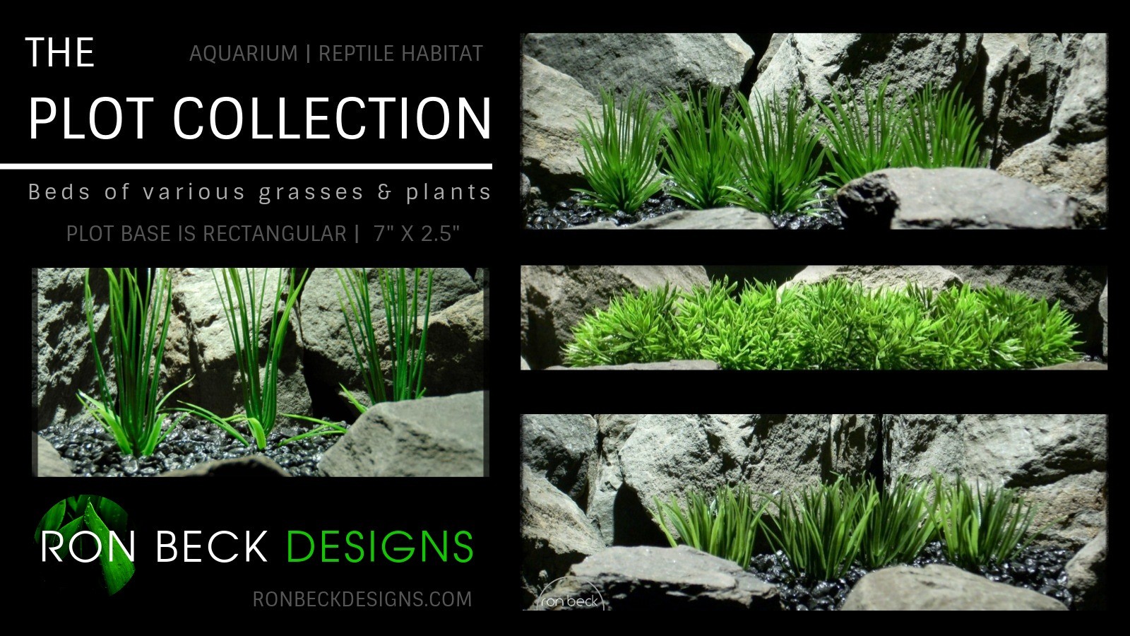 Plastic Aquarium Plants  Turf Grass Plot From Ron Beck Designs.