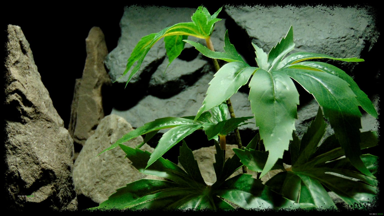 Artificial Plants Reptile Terrarium Plants Aquarium.